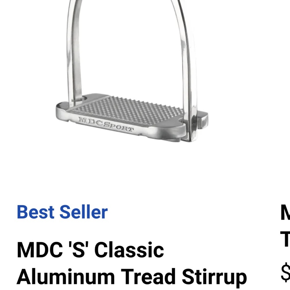 MDC stirrup irons
